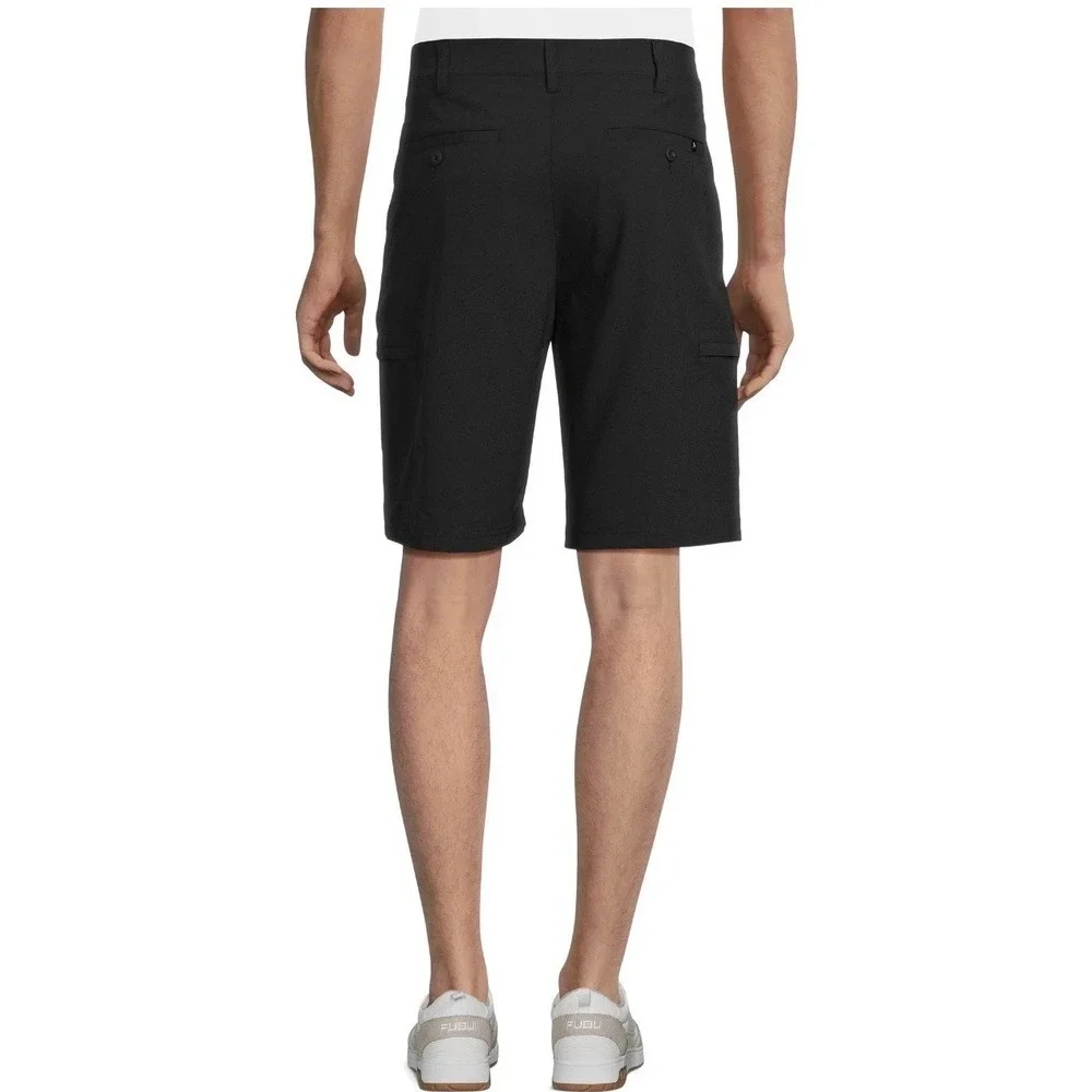 Birdie Bound-Big Men's-Cargo Golf Shorts-Inseam 9inch-Size‎ 42-Black